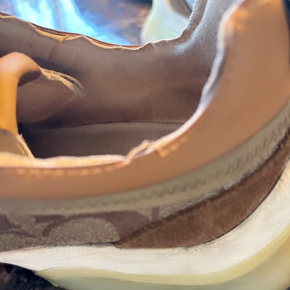 Coach Citysole Runner Sneakers, 10 D Color-Khaki Light Saddle - Picture 8 of 12